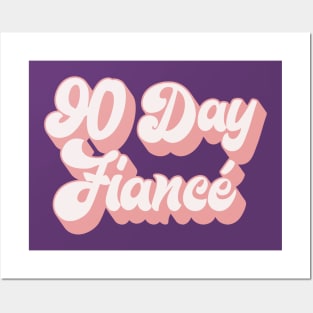 90 Day Fiance - Retro Typographic Superfan Design Posters and Art